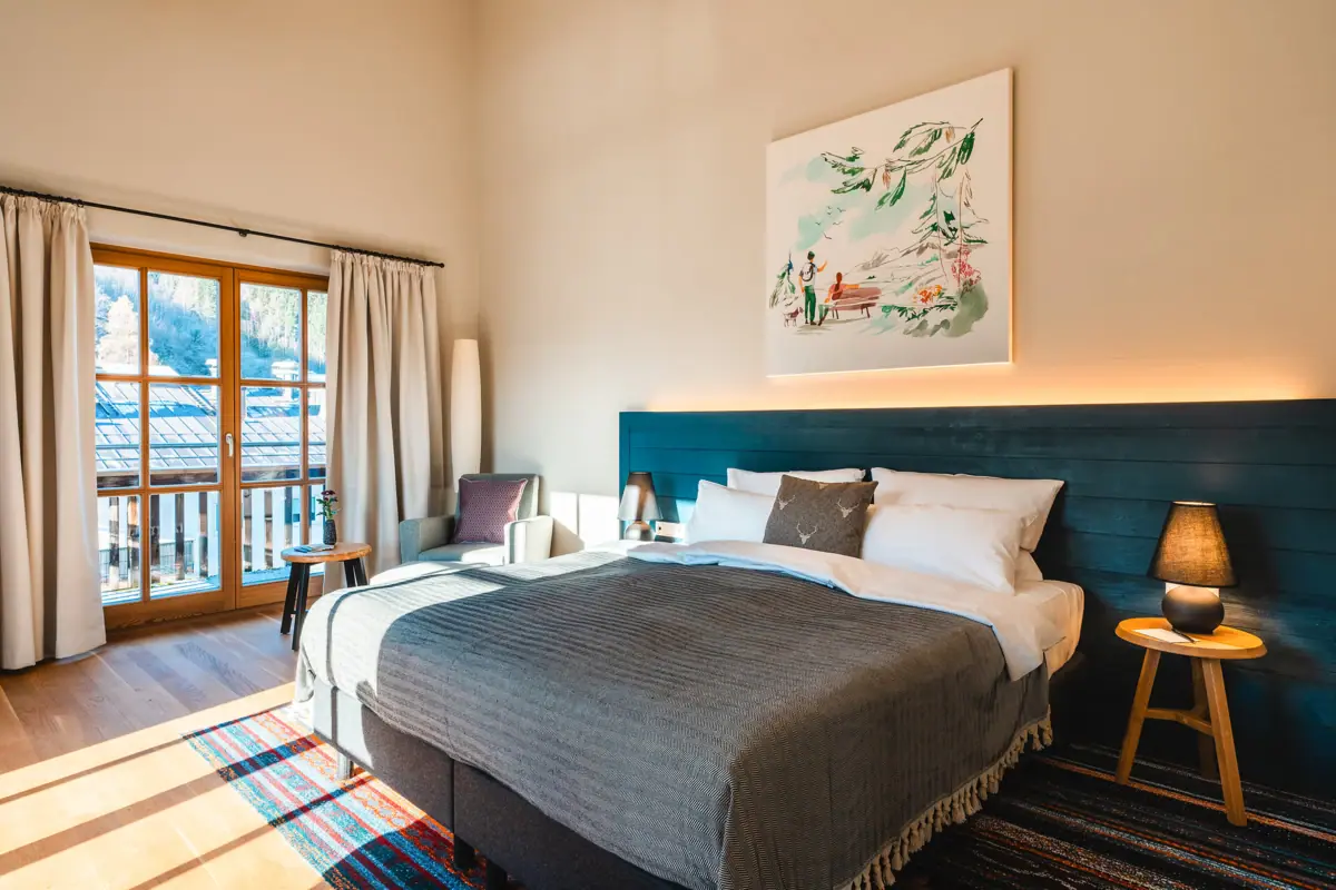 Zimmer Haus Ache im HENRI Boutique Hotel Kitzbühel – alpiner Zeitgeist