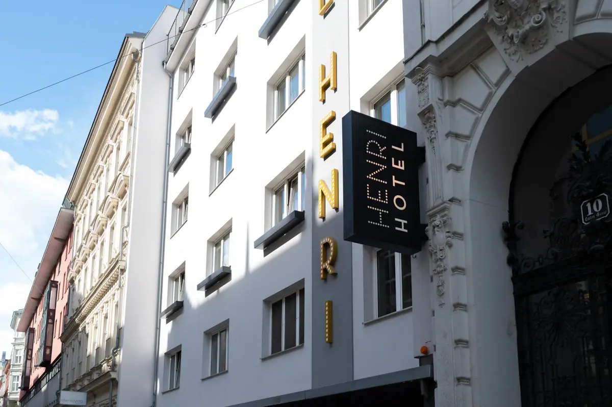 HENRI Hotel in Wien von außen.