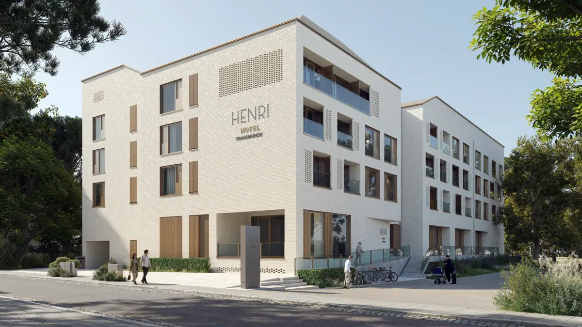 HENRI Hotel Travemünde Das Gebäude des HENRI Travenünde