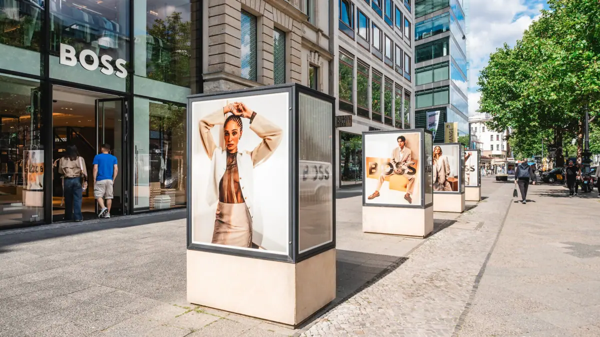 Der Boss Store auf dem Kurfürstendamm in Berlin.